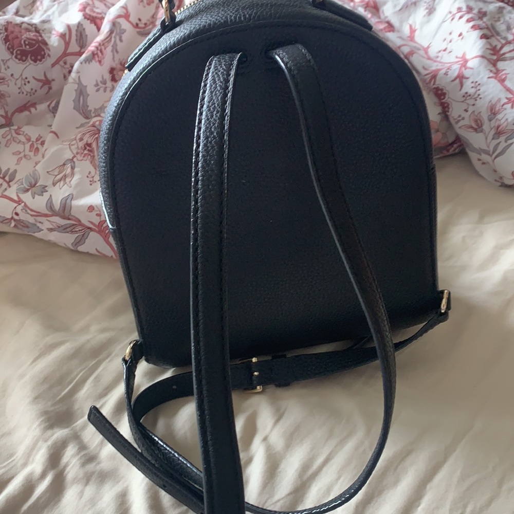 Kate Spade Black Leather Backpack - Picture 2 of 3